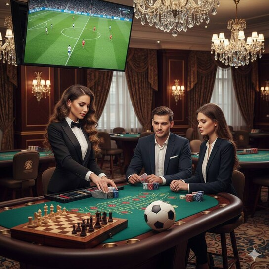 贯通棋牌世界 棋盘对战场景